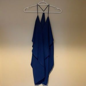 HONEY cocktail dress in a deep electric blue.